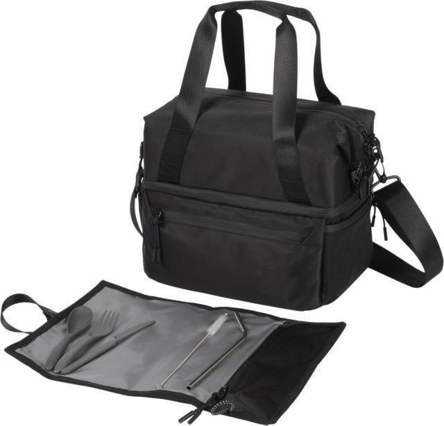 University of Cincinnati Recycled Lunch Bag Cooler with Utensils